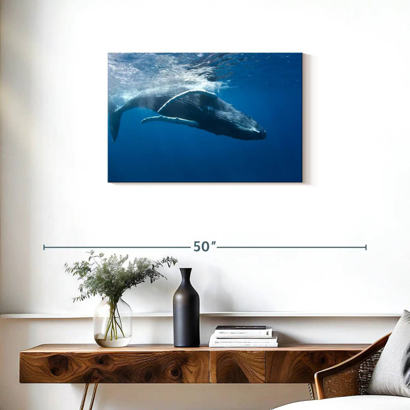 Brampt Humpback Whale, 20" H x 30" W