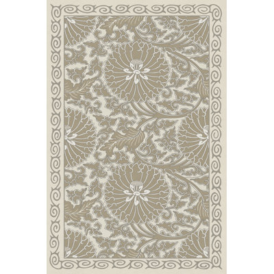 Alessandra Vinyl Floral Indoor Rug