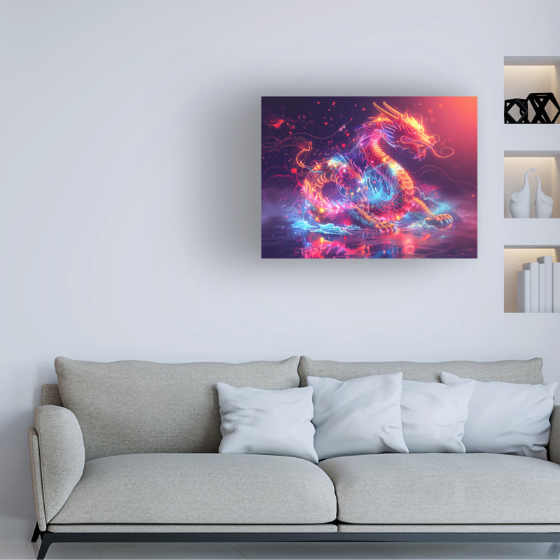 Art sur toile «Rhin Ray Heere», H 14 po x l 19 po
