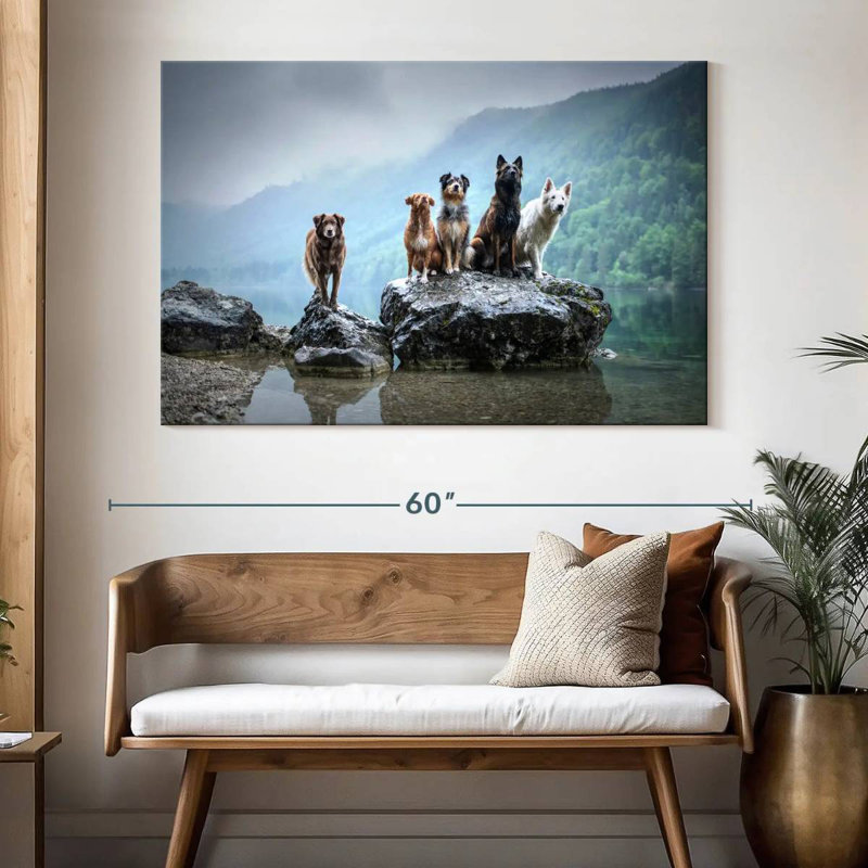 Brampt Dog Alliance, 34" H x 51" W