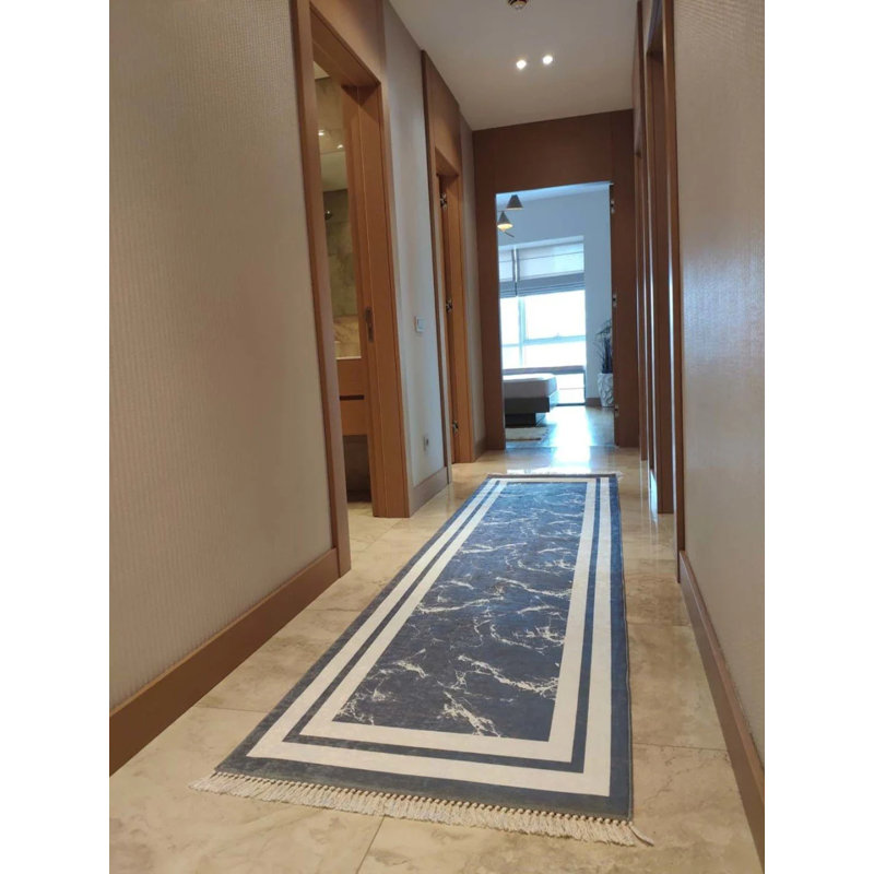 Tapis Masanao avec envers antidérapant, Tapis de couloir 3 pi 3 po x 9 pi 2 po