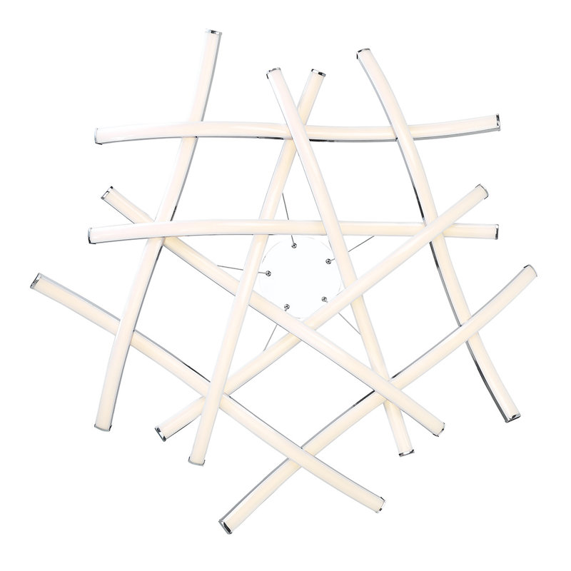 Divergence 9 - Light LED Chandelier, Chrome
