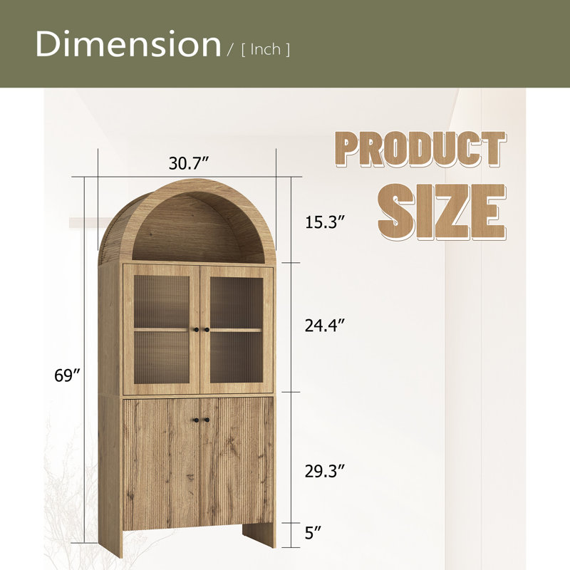 Armoire de dôme en panneau de fibres à densité moyenne Tech-Inspired - une combinaison intelligente de casse-croûte et d'éclairage à DEL