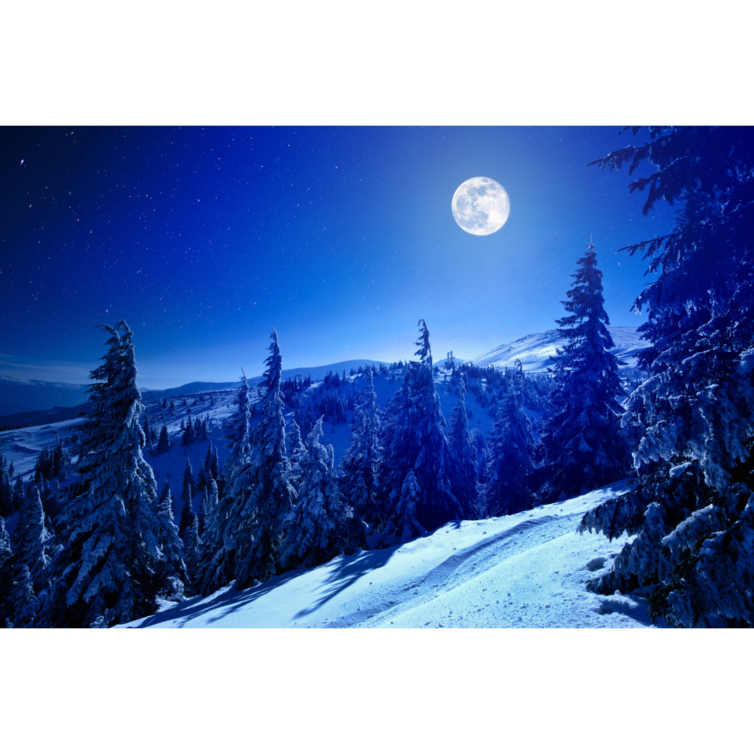 Wintermond von YouraPechkin - Druck