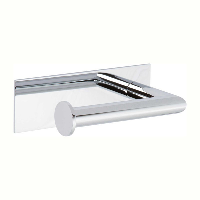 Surface Open on Left Toilet Paper Holder, Polished Chrome
