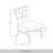 Ast 18.90'' H Tufted Linen Upholstered Side Chair-583017216