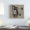 "Linen Coffee III" par Sue Schlabach, impression sur toile non encadrée