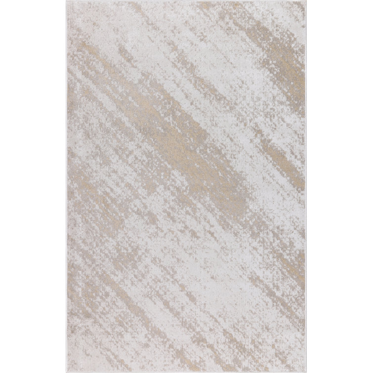 Machine Washable Austin Ivory/Beige Rug