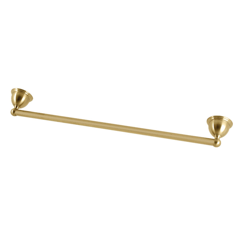 Kingston Brass Restoration 24-Inch Towel Bar, Brushed Brass