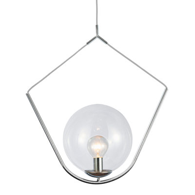 Luminaire suspendu sphère 1 lumière Orion