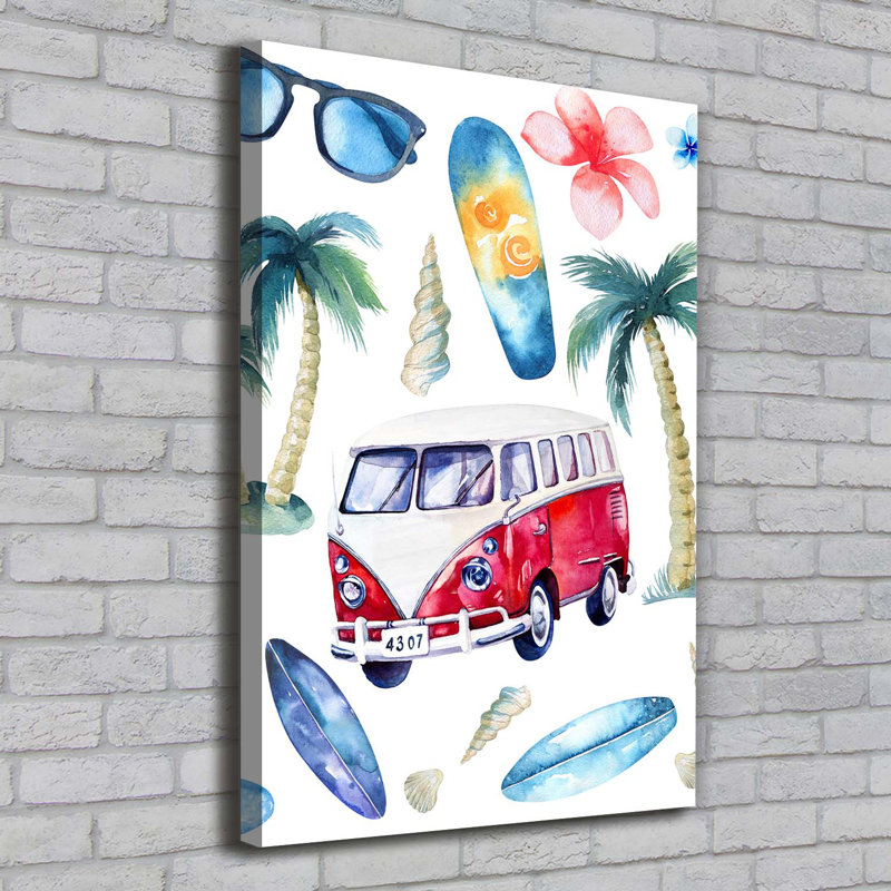Surfer Set - Wrapped Canvas Print