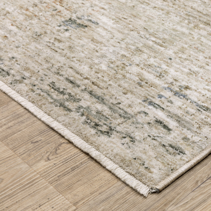 Tapis beige / gris Gloria, Rectangle 5 pi 3 po x 7 pi 10 po