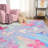 Hempel Colorful Butterfly Kids Playroom 100% Polyester Indoor Area Rug-1649818068