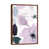 Classic Brown Wood Floater Framed