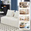 Canapé-lit en chenille confortable et confortable pour la détente et le style dans n'importe quelle pièce-1230009320