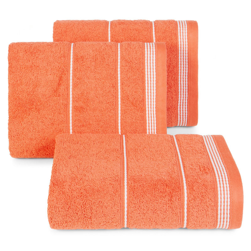 Homeira Midweight Jacquard Hand Towel, Orange