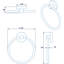 Britannia Wall Mounted Towel Ring