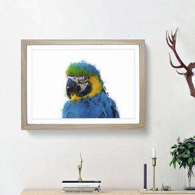 Macaw Parrot - Framed Print