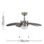 Edelinde 76cm Ceiling Fan with Light Kit