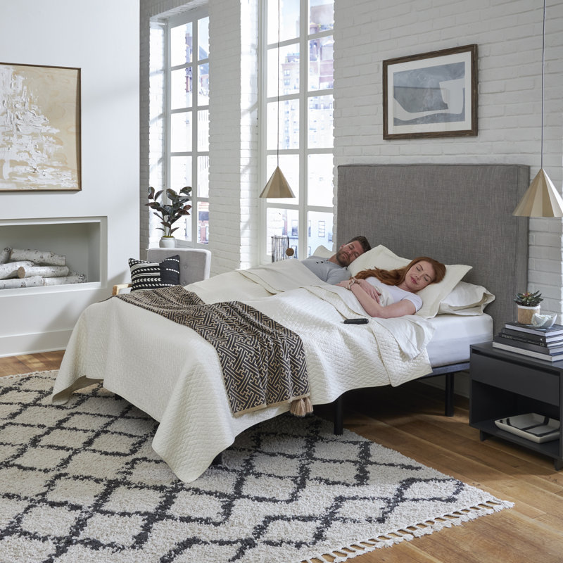 Lit réglable Avalyn avec télécommande sans fil, Grand