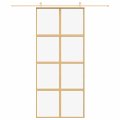 Alishlyn Metal Sliding Door