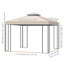 3m W x 3m D Metal Gazebo-20590097