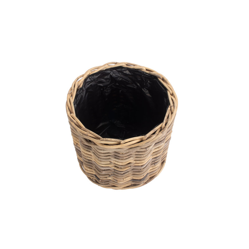 Dunshee Rattan Plant Pot, 30cm H x 36cm W x 36cm D