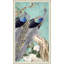 Teal Peacock Painting