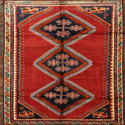 Tapis orange Southwestern