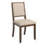 Ensemble de salle à manger rectangulaire 72 "avec chaises en tissu Patino-1114745464