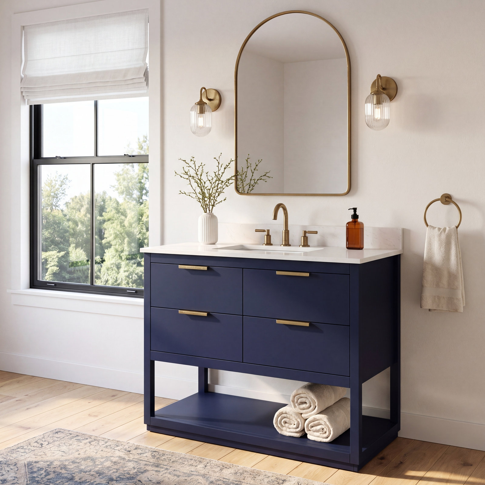 Felicity 42'' Single Bathroom Vanity, Blue