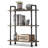 Vintage Bookshelf, Heavy Duty Display Book Case Shelf with Metal Pipe-587523283