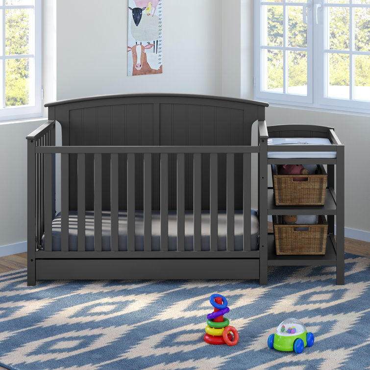 Steveston 5-in-1 Convertible Crib and Changer with Storage