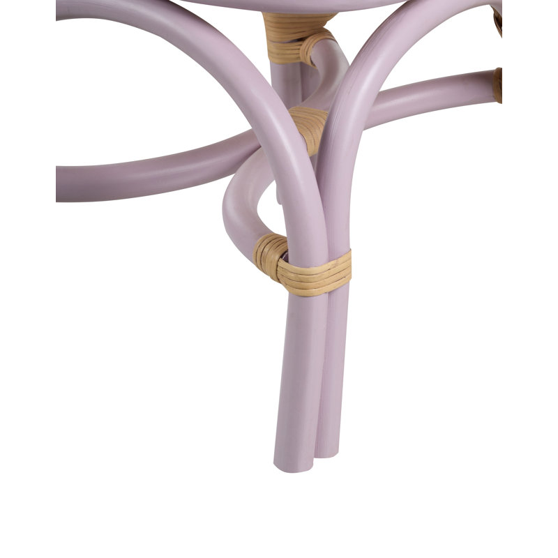 DESIMI Wicker / Rattan Side Chair, Violet