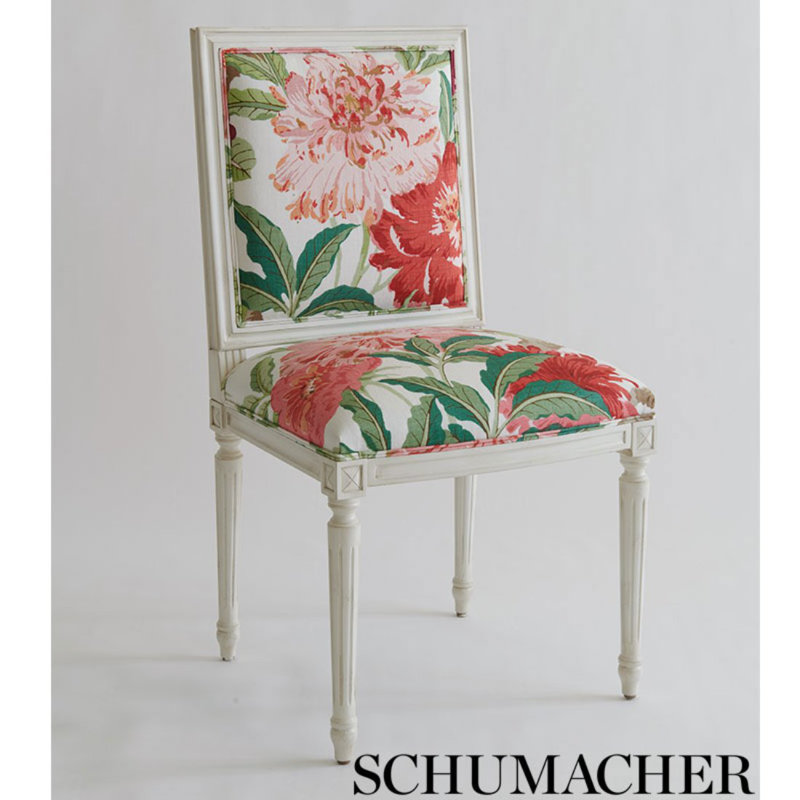 Enchanted Garden Fabric, Fuchsia 