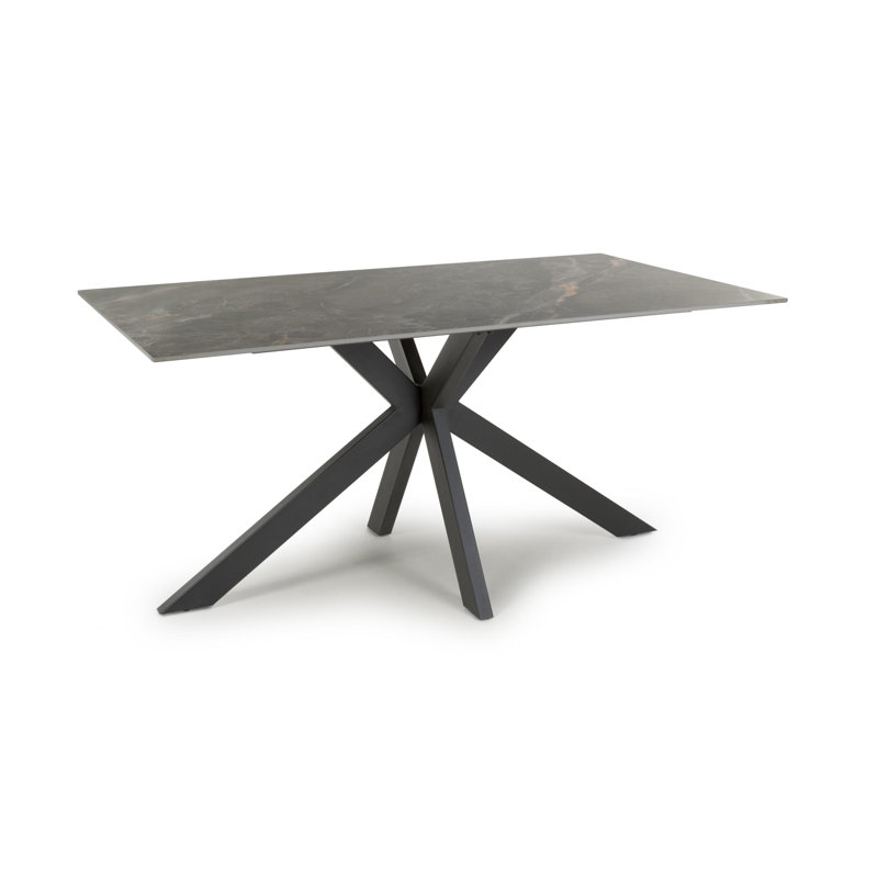 Tokyo Medium 1.6m Ceramic Dining Table, Grey