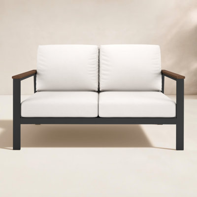 Townsend 55'' Wide Outdoor Loveseat with Sunbrella® Cushions