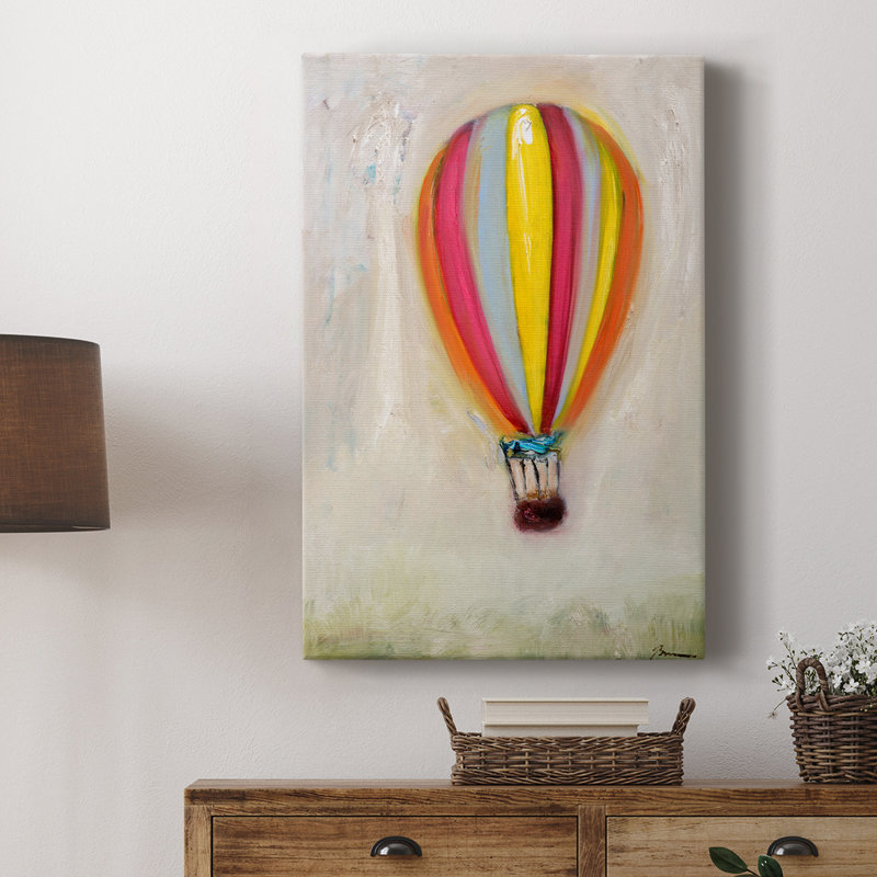 Montgolfière Lucky - galerie Cavas personnalisée, H 18 po x l 12 po
