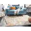 Felty Abstract Grey/Pink Area Rug-1557815078