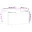 Wall-mounted Bedside Cabinets Bedroom Floating Nightstand Wall Cabinet-1053391070-1007082634