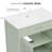 Hutzler 31" Bathroom Vanity With Tempered Glass-754032522