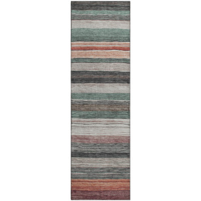 Premium Machine Washable Hedden AMF1703 Stripes Rug