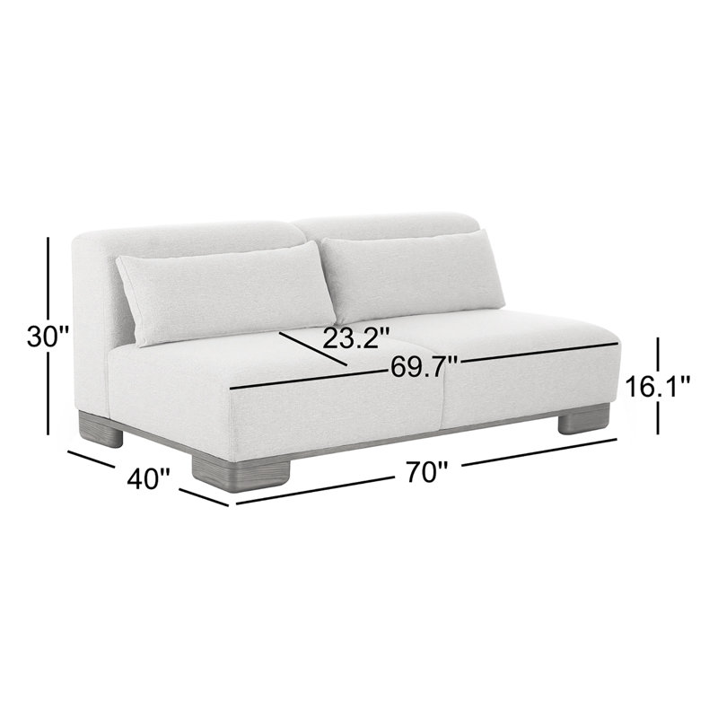 Beau SOFA PERFORMANCE FABRIC OATMEAL