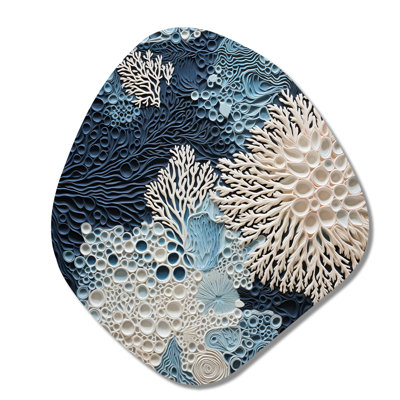 Prinsburg - Coastal Nebula Shape Assymterical Metal Wall Art