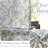 Grommet Vintage Damask Patterned Linen Curtains for Bedroom Vintage Curtains-1863722953-1861175286