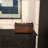Wood 3 Section Decor Tray with Black Metal Handles-106034251