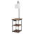 Floor Lamp with Table, Narrow 3-Tier End Table with Open Shelves & 3 Color Temperature Lighting, Side Nightstand Bedside Desk with USB & Type C & AC Charging Port for Living Room, Bedroom, Dorm
