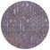 Machine Washable Indoor/Outdoor Cicel ACN1152 Eggplant Rug