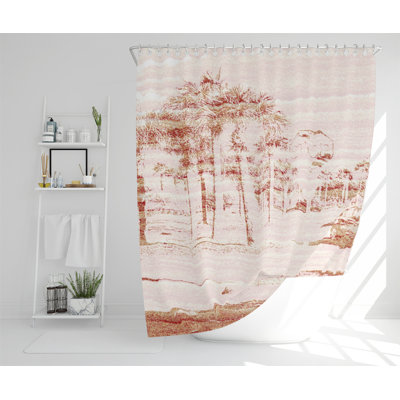Chalsbury Polyester Shower Curtain Set