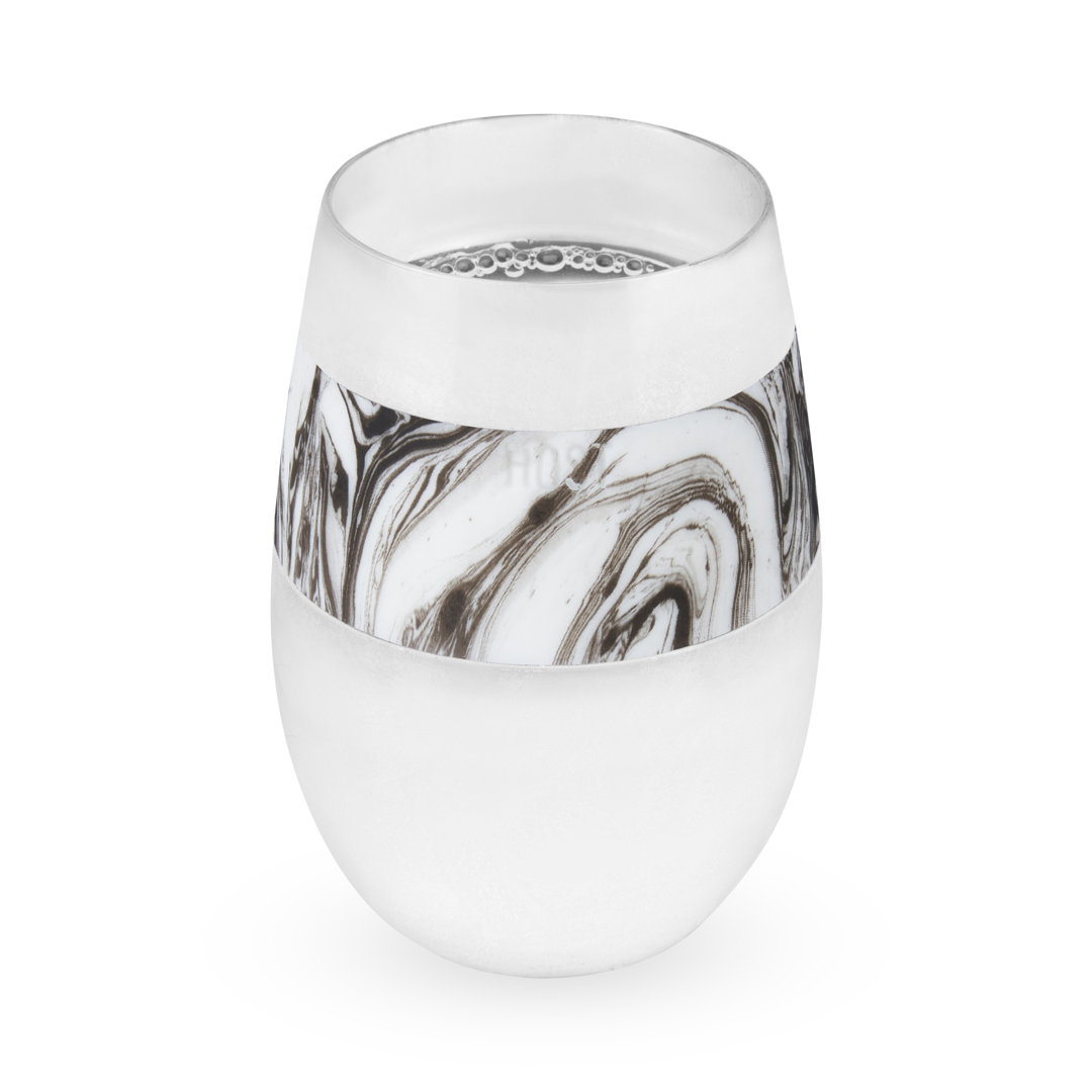 Wine FREEZE Cooling Cup in Black Swirl HOST